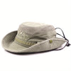 Outdoor-Sonnenhut mit Verstellbaren Riemen und Breiter Krempe – Solantra