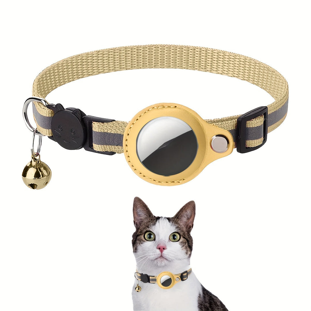 Reflective Cat Collar – Safety Buckle and Bell for Increased Visibility