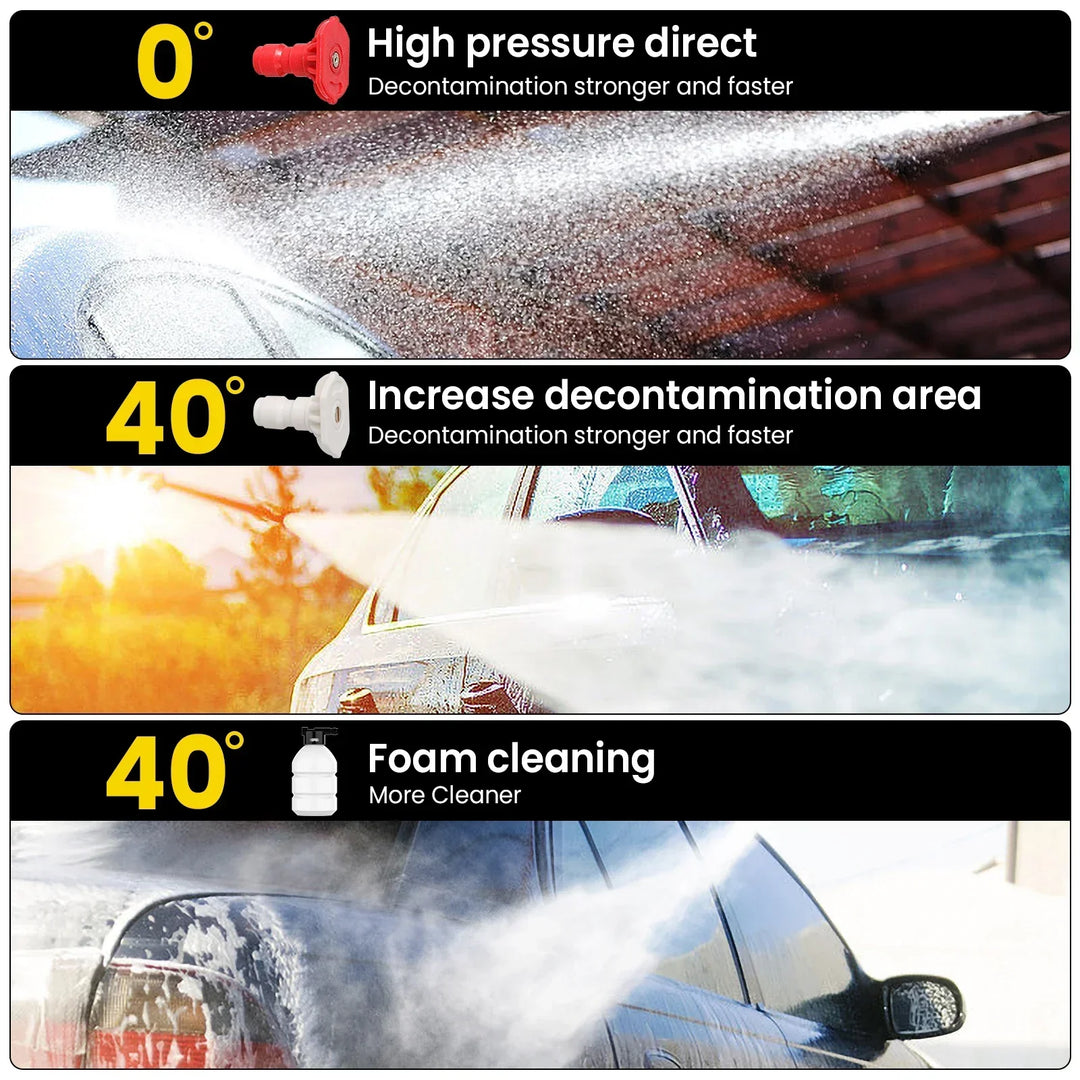 Cordless High-Pressure Cleaner – Powerful Cleaning with Lithium Battery and Practical Functionality