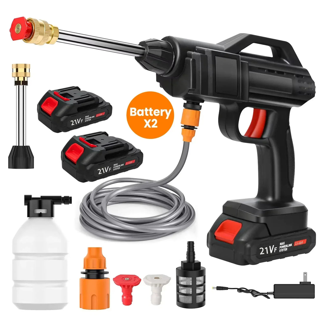 Cordless High-Pressure Cleaner – Powerful Cleaning with Lithium Battery and Practical Functionality