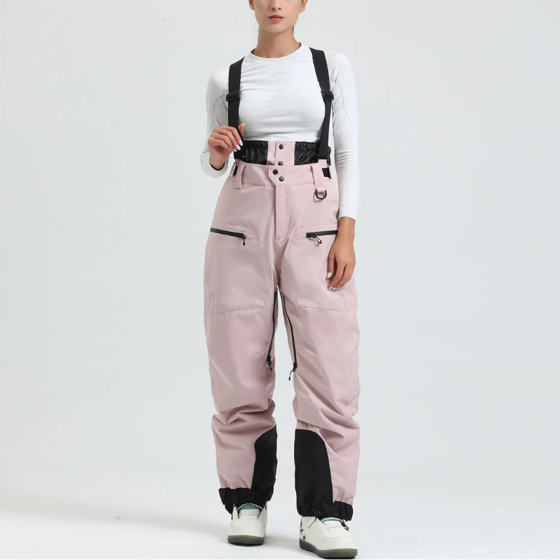 Snow Trousers with Adjustable Braces - Rosemarie