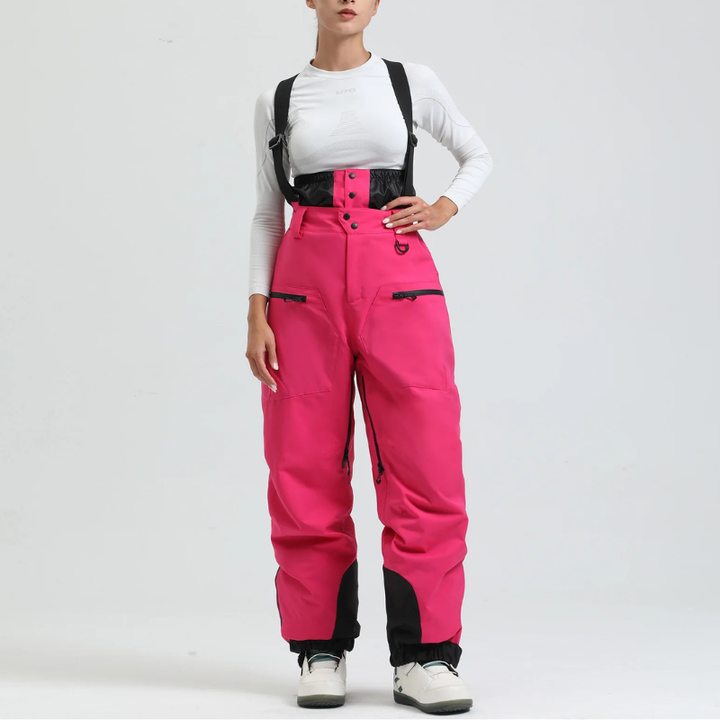 Snow Trousers with Adjustable Braces - Rosemarie