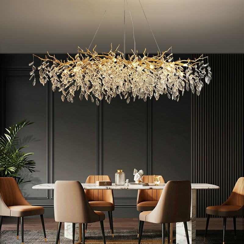 Elegant Branch Chandelier – Modern Crystal Pendant Lamp