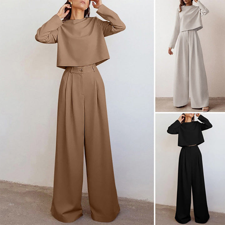 Two-Piece Palazzo Set for Women