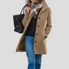 Alsenne | Women's Buttoned Coat | Classic & Practical