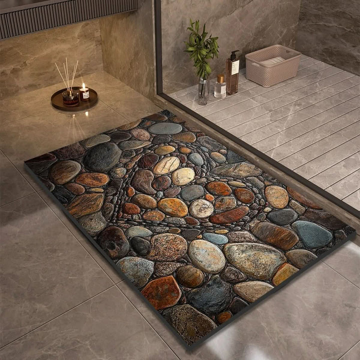 SteinTrocken Bathroom Mat – Diatomite Mat for Safety and Comfort