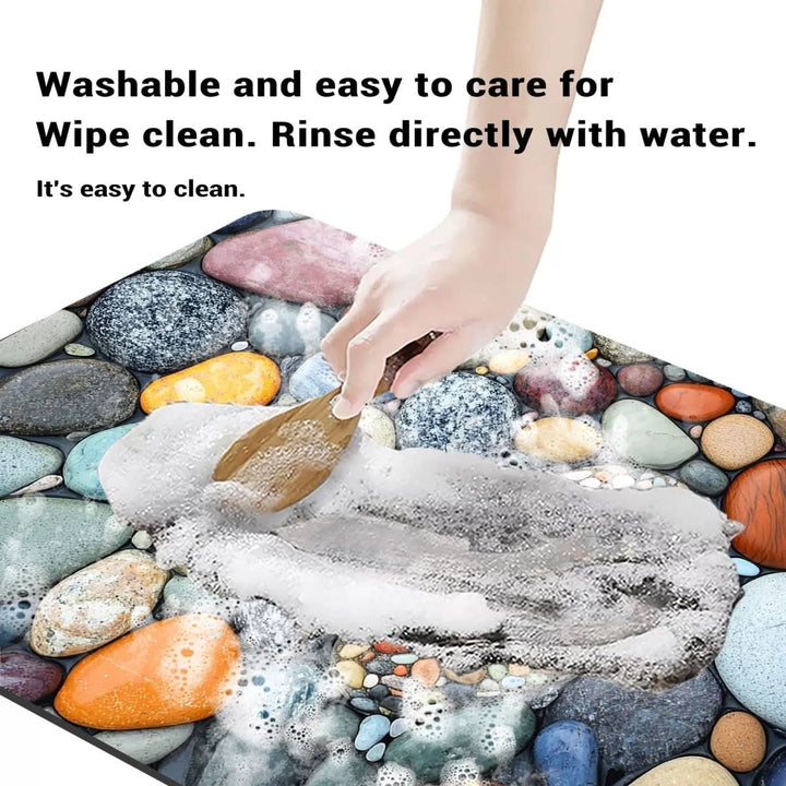 SteinTrocken Bathroom Mat – Diatomite Mat for Safety and Comfort