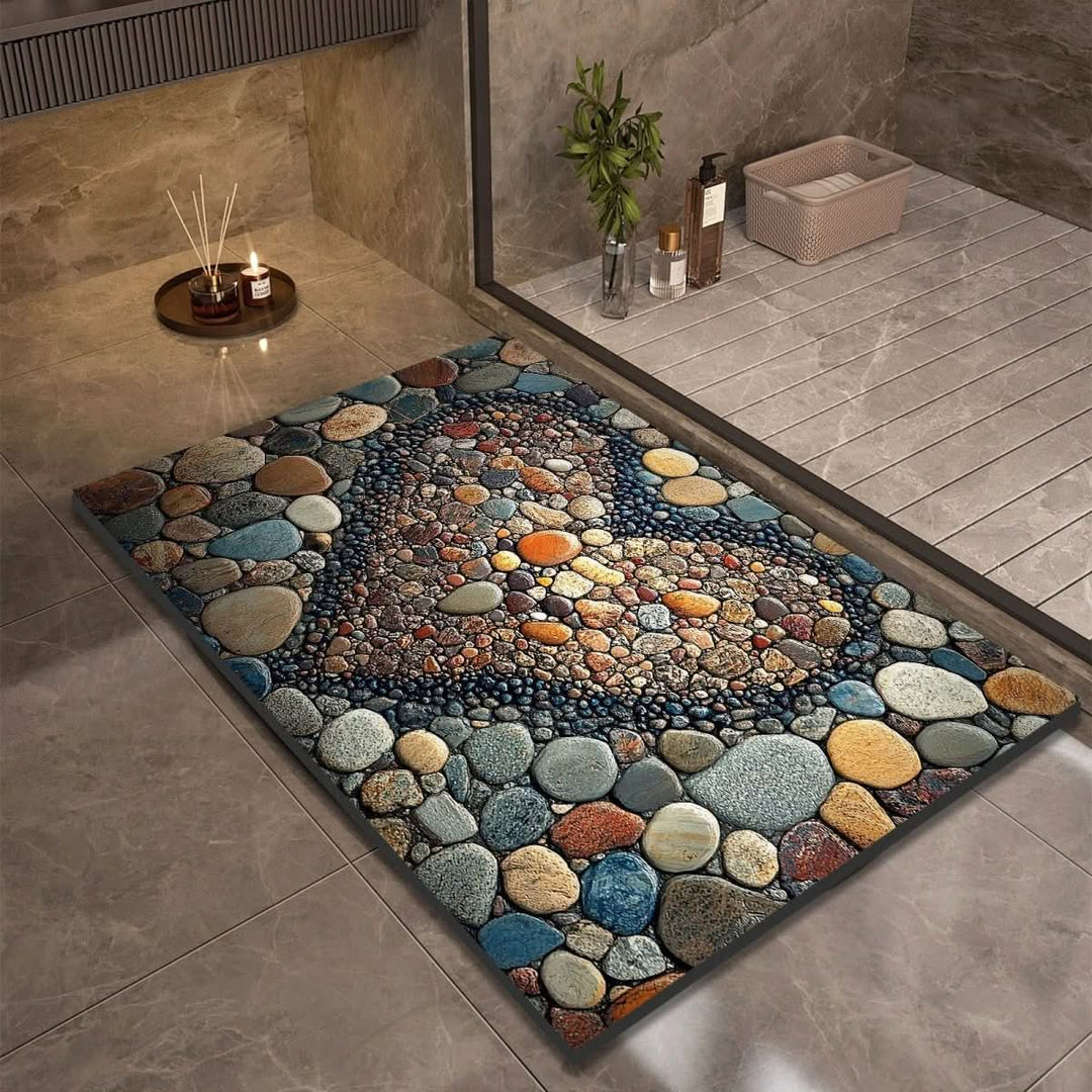 SteinTrocken Bathroom Mat – Diatomite Mat for Safety and Comfort