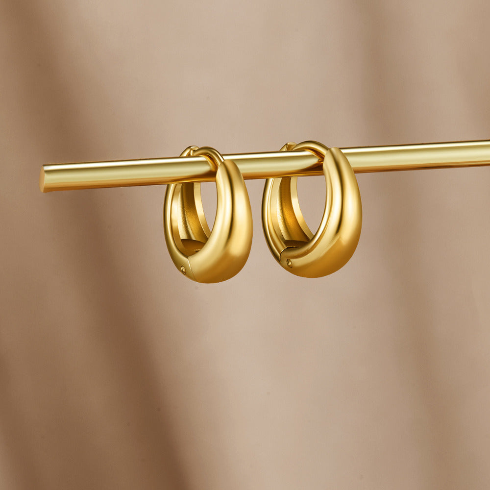 Audrey Gold Hoop Earrings
