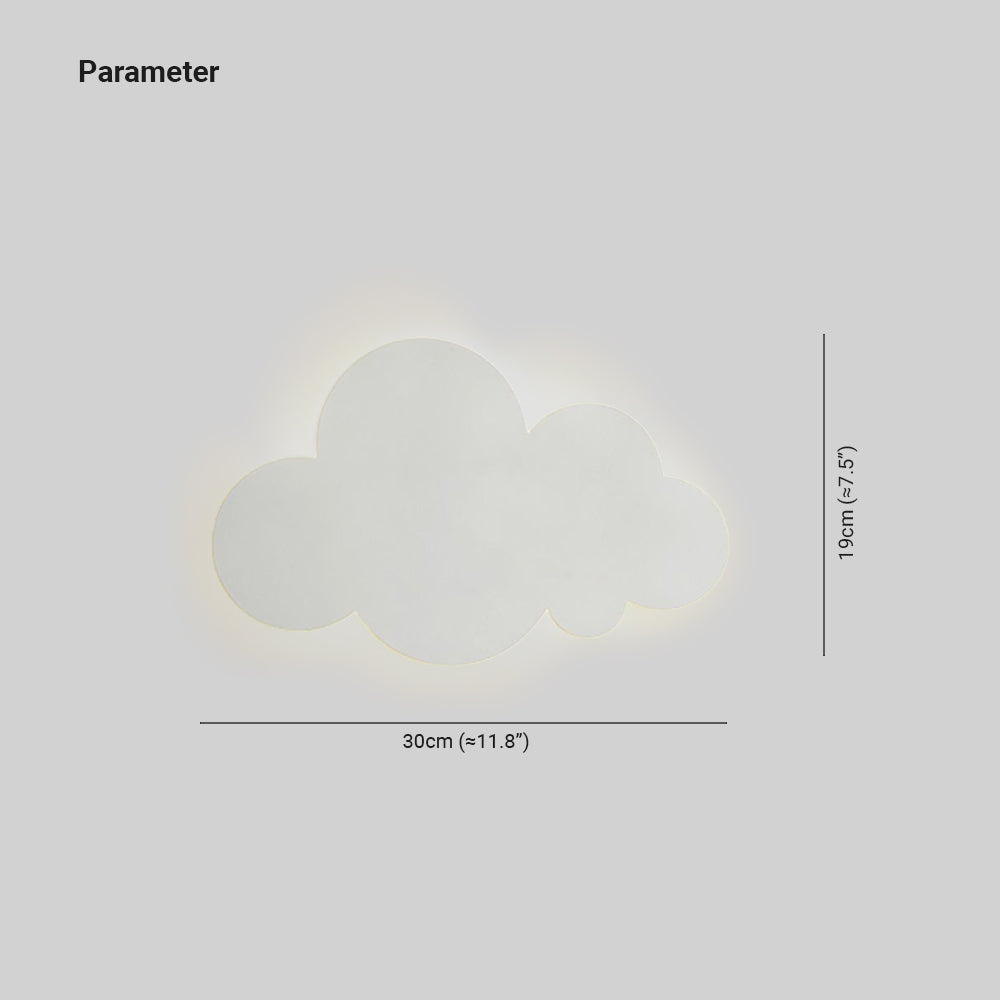 Minimalistische Moderne Wolkenförmige Wandlampe Aria