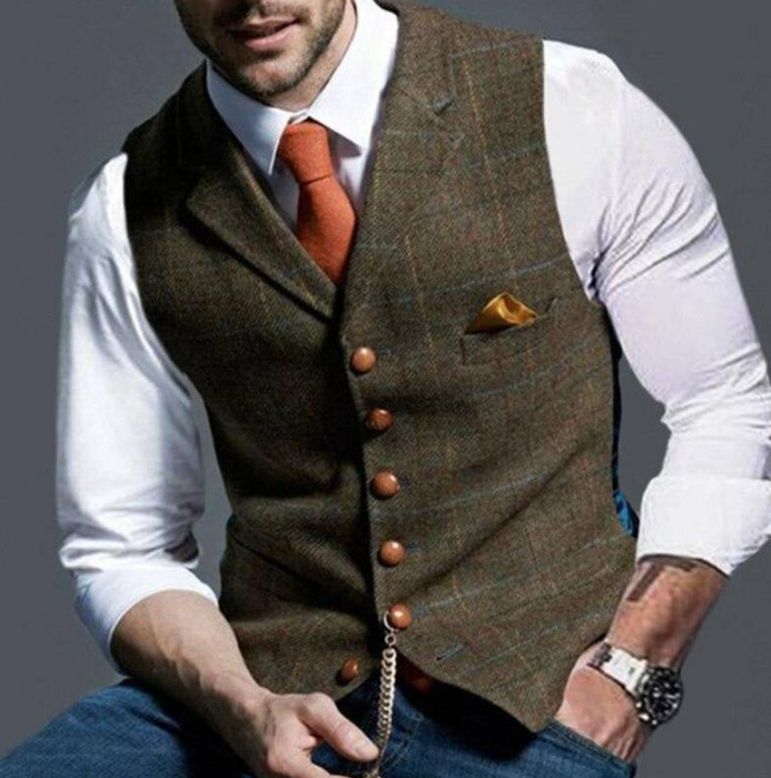 Men’s Vintage Vest – Classic Style with Modern Edge