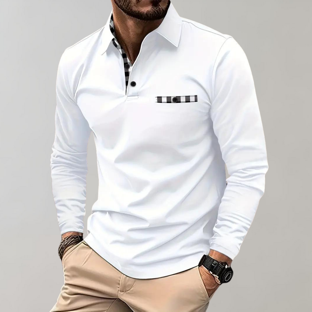 Men's Long-Sleeved Polo - Oliver