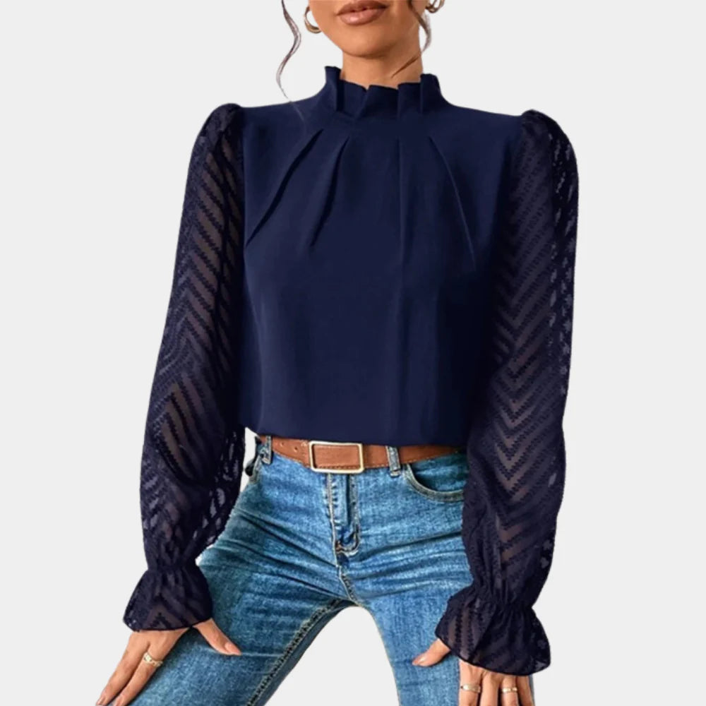 Elegant Women's Long Sleeve Top
