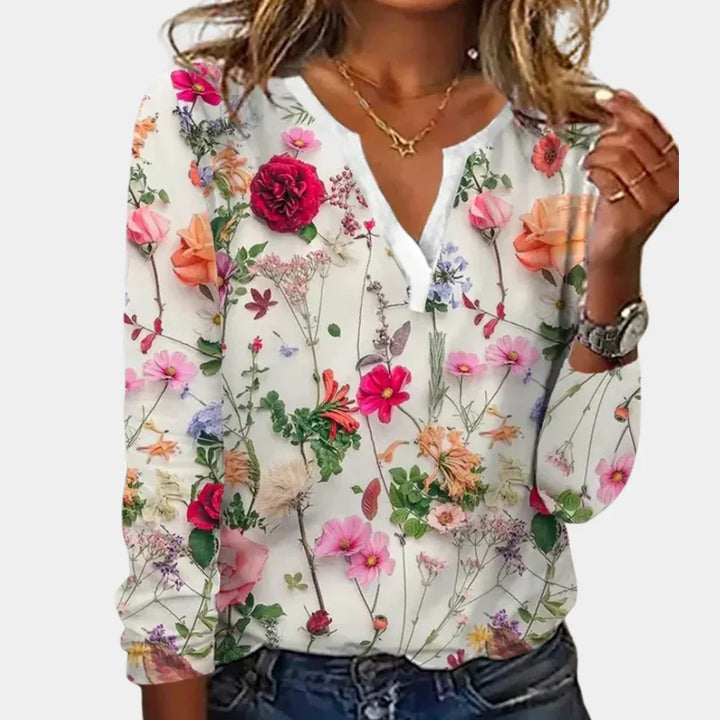 Casual Floral Women's Blouse