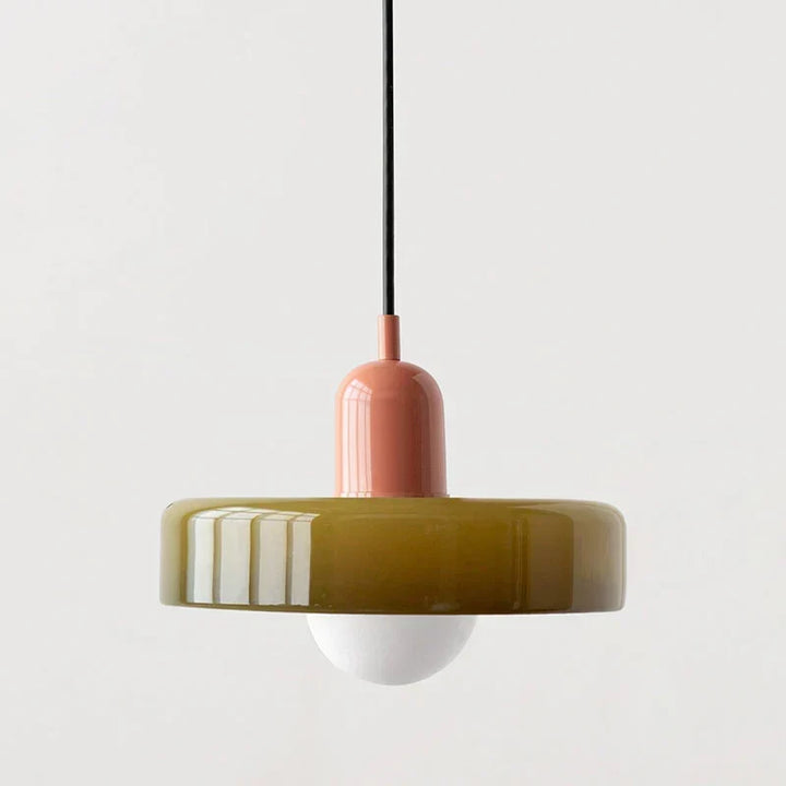 Bauhaus Stained Glass Pendant Lamp