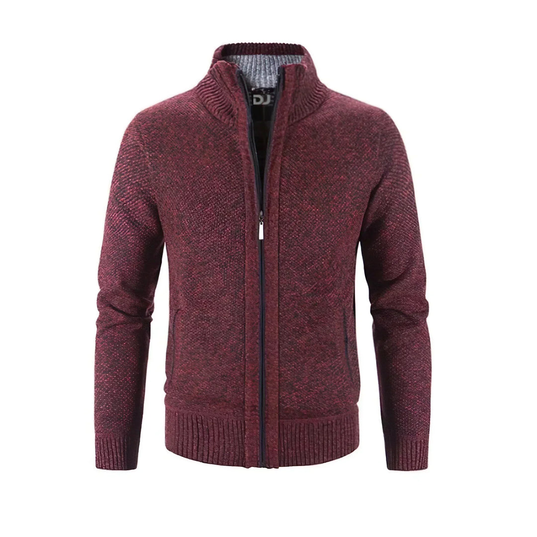 Men's Zip-Up Cardigan | Warm and Comfortable, Regular Fit