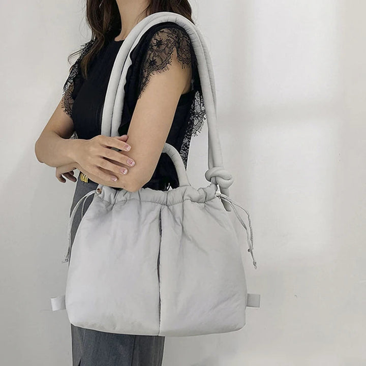 Unique Puffer Shoulder Bag with Fashionable Volume - Riva