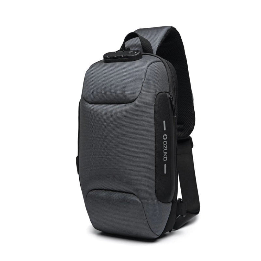 Smart Crossbody Travel Bag Anti-Theft Design with Built-In USB Port