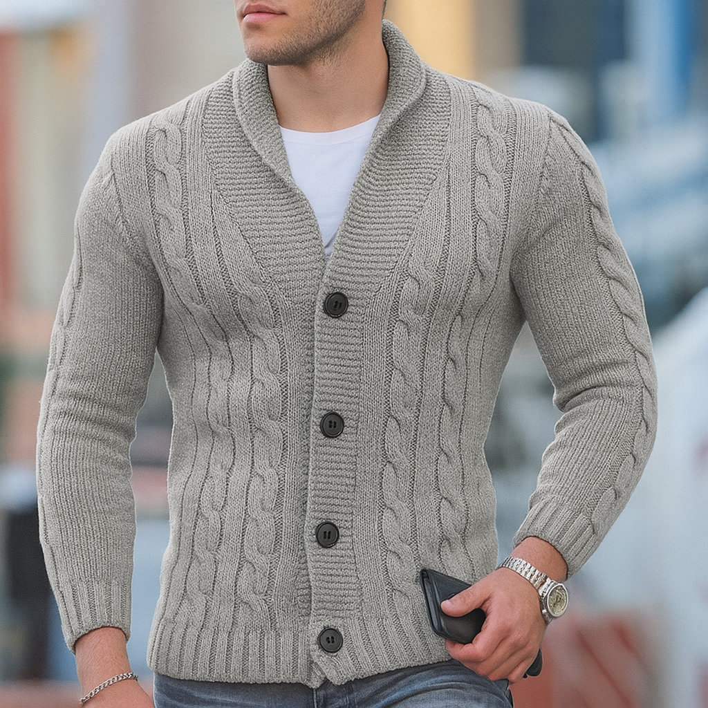 Men’s Warm Knitted Classic Cardigan