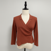 Emira | Women’s Asymmetrical Slim Fit Sweater | Unique Collar, Streamlined Cut