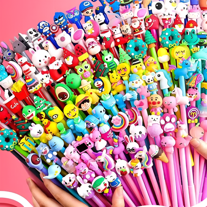 20-Piece Cartoon Gel Pen Set