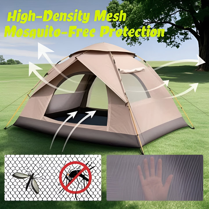 Outdoor Automatic Quick-Setup Camping Tent