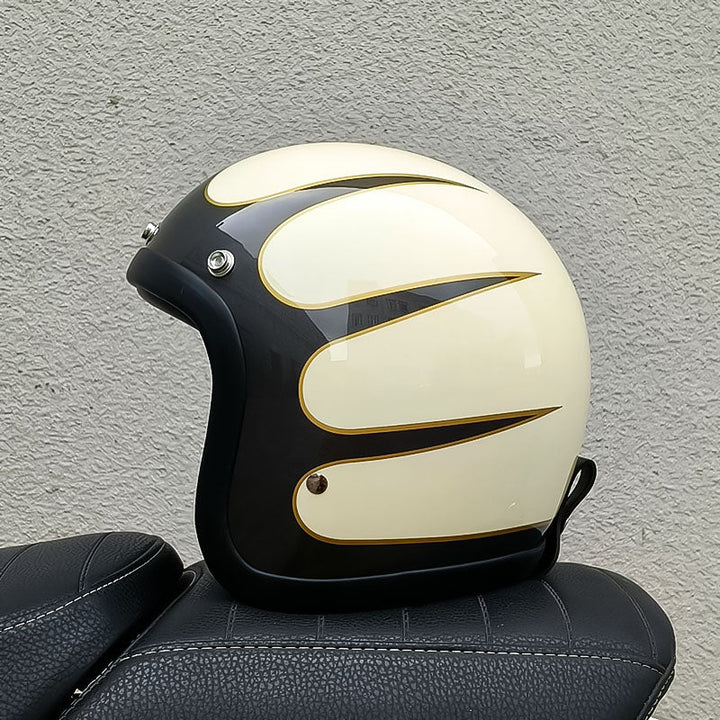Vintage-Helm AeroGuard nach DOT- und ECE-Standard Zertifiziert