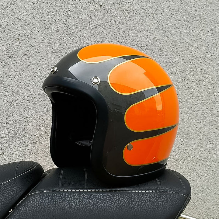 Vintage-Helm AeroGuard nach DOT- und ECE-Standard Zertifiziert