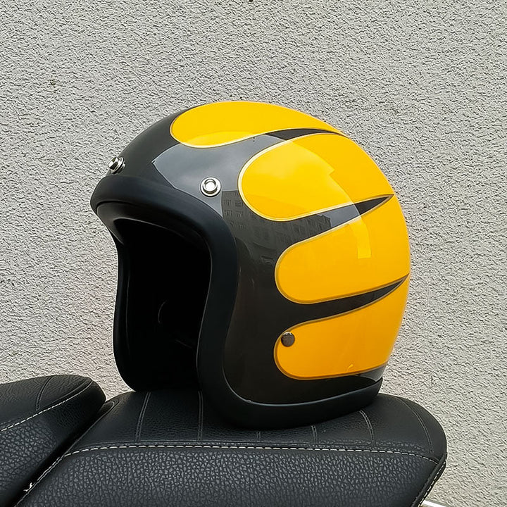 Vintage-Helm AeroGuard nach DOT- und ECE-Standard Zertifiziert
