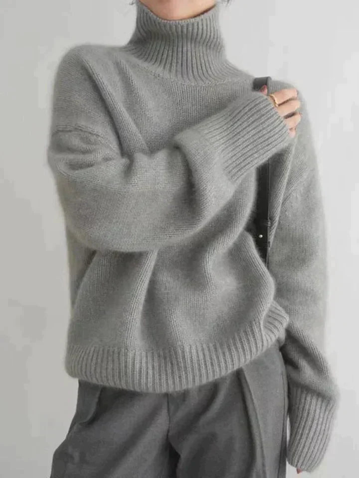 Cashmere Turtleneck Sweater for Women