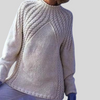 Women’s Round Neck Jumper – Apricot Solid Long Sleeve Style