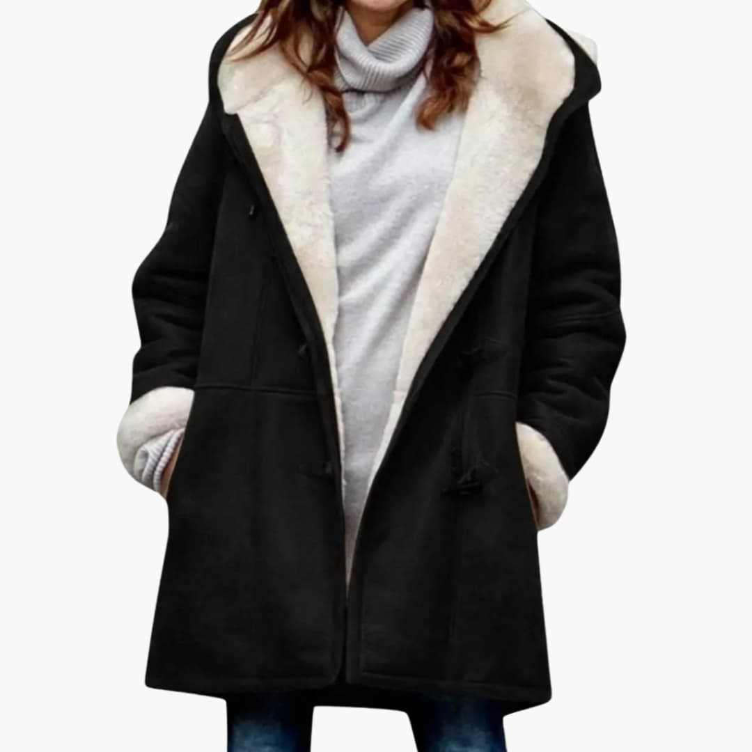 Women’s Hooded Coat – Toggle Front Style