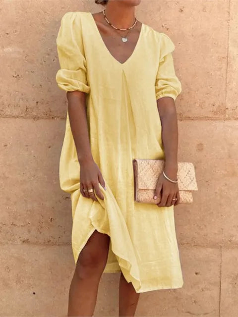 Women's Elegant Casual Midi Dress