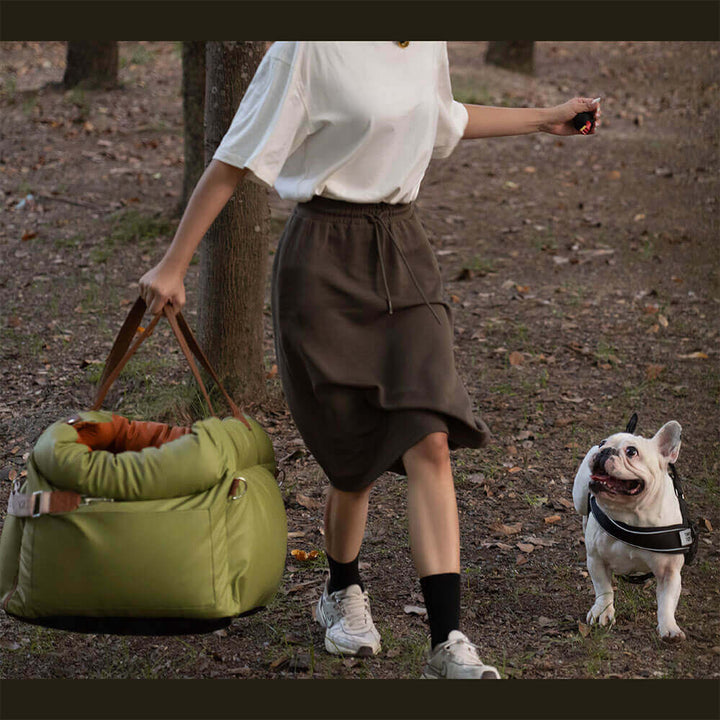 Comfortable Winter Car Seat for Dogs - PawLuxury