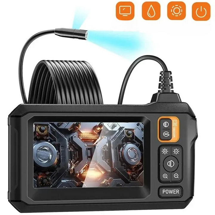 Industrial Endoscopic Inspection Camera – 1080P HD with 4.3-Inch Screen and Adjustable Lens