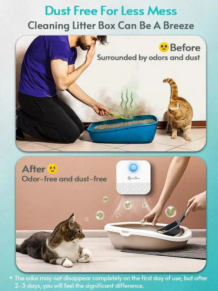 KatzenFrisch Luft – Motion-Sensor Odour Remover for Cat Litter