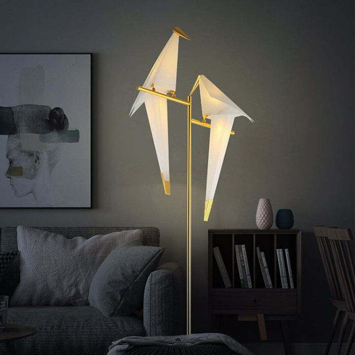 Origami Birdy Tischlampe – Warmes Ambientelicht und Modernes Flügeldesign
