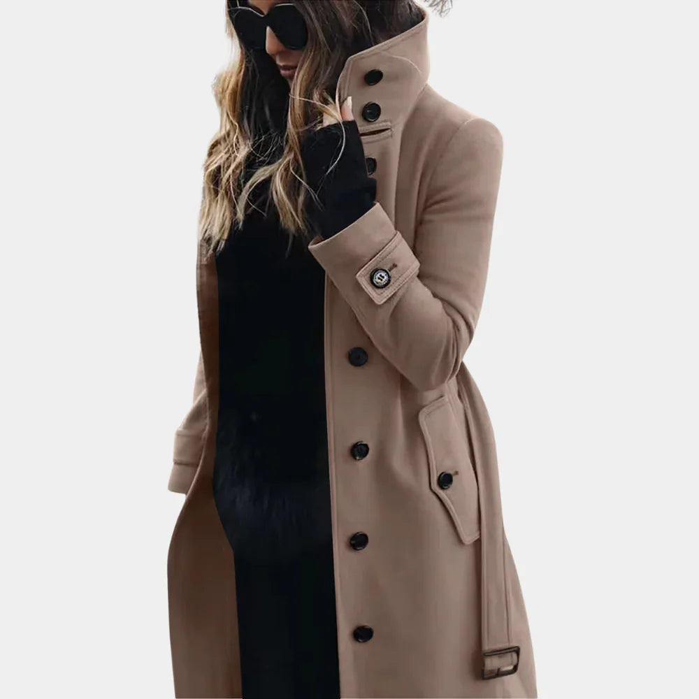 Trench Coat Mid-Length Jacket for Women
