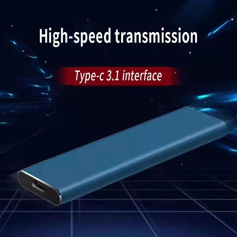 4 TB portable external hard drive with USB-C for data storage