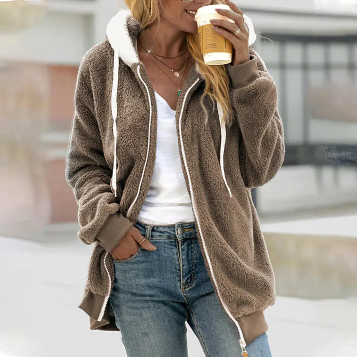 Women’s Plush Hoodie Jacket