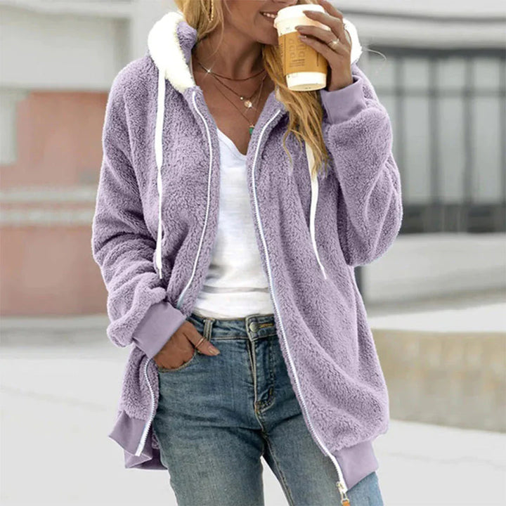 Women’s Plush Hoodie Jacket