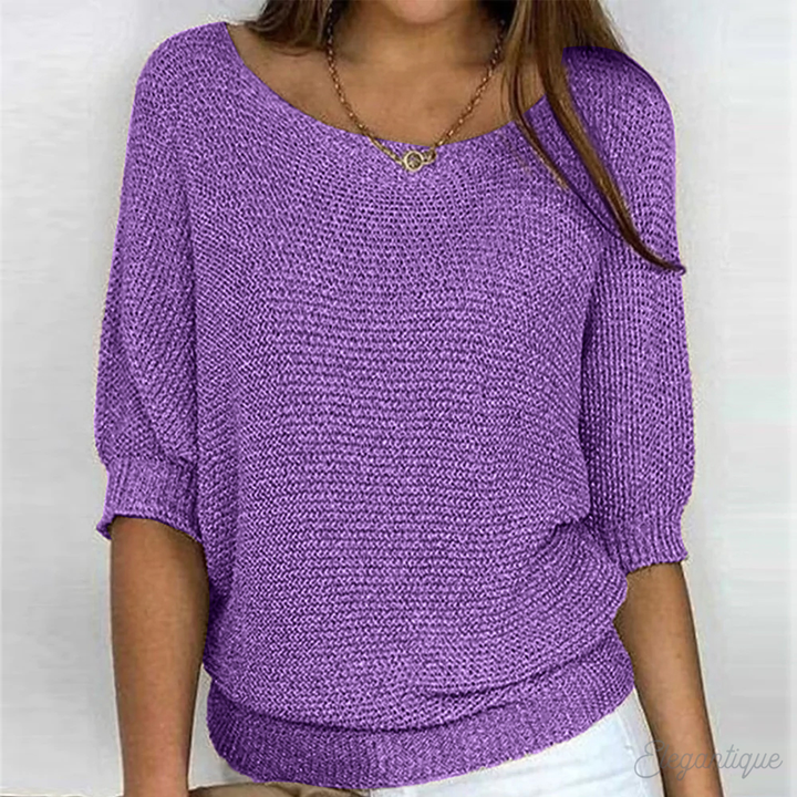 Solid Casual Women's Oversize Sweater