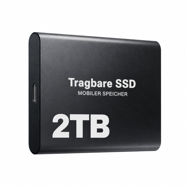 Portable USB-C SSD with 2 TB of Storage