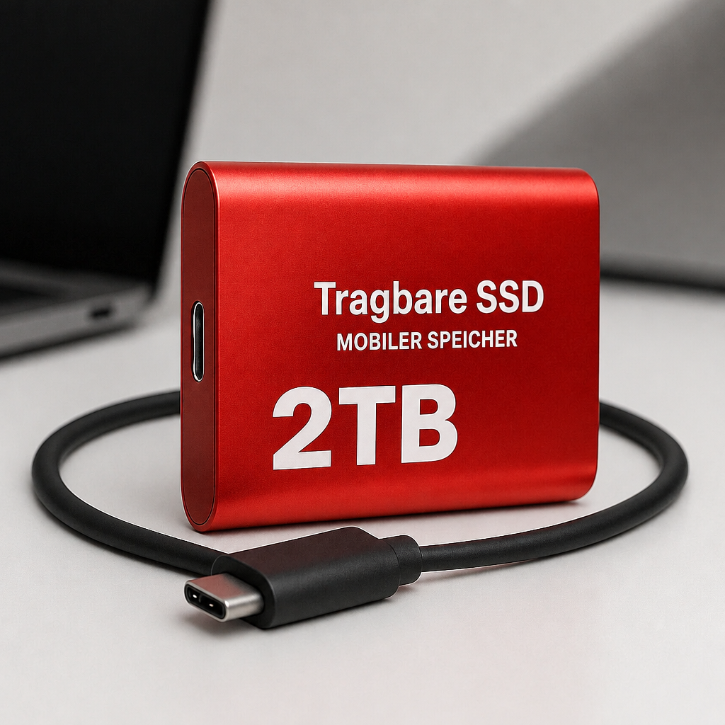 Portable USB-C SSD with 2 TB of Storage