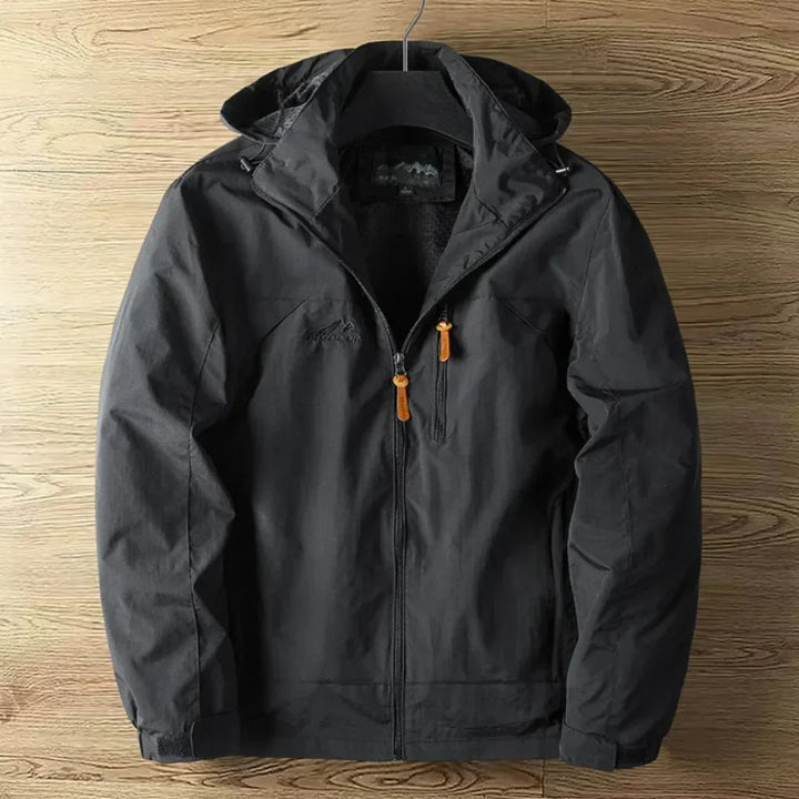 Men’s Water-resistant Breathable Outdoor Jacket with Hood