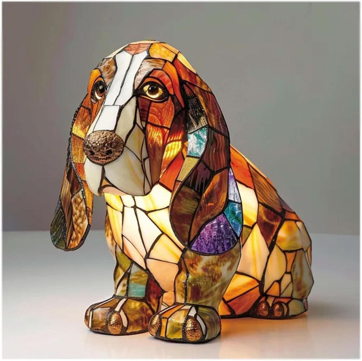 Glowing Statue – Artistic LED Night Lamp with Dog Breed Design
