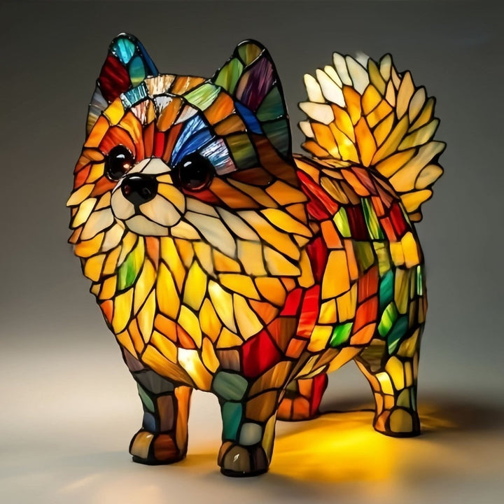 Glowing Statue – Artistic LED Night Lamp with Dog Breed Design