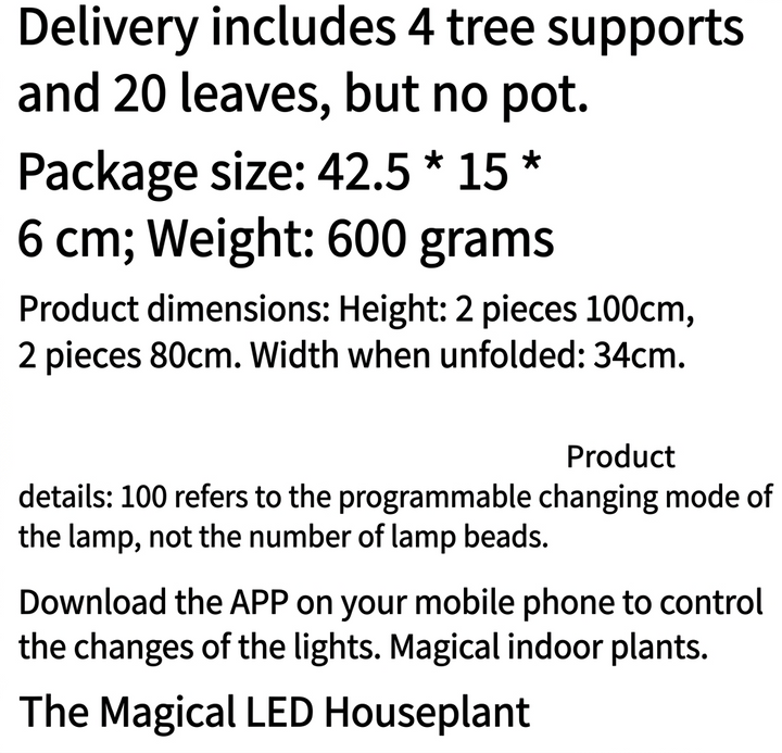 Indoor LED Plant | Programmable Ambient Light