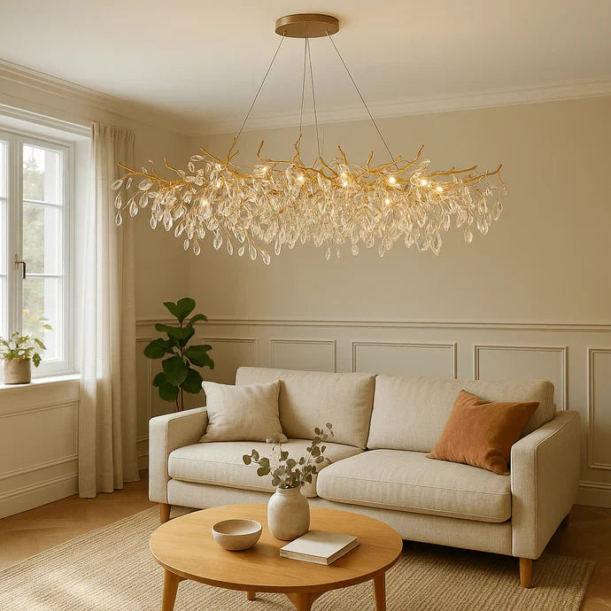 Elegant Branch Chandelier – Modern Crystal Pendant Lamp