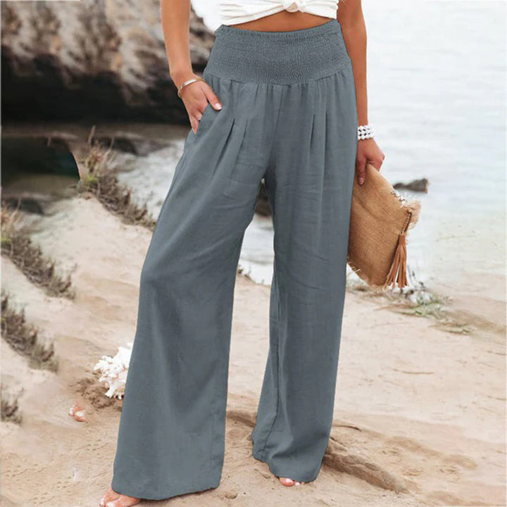 Wide-Leg Summer Pants